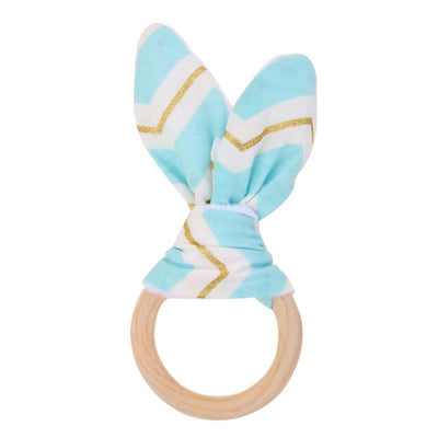 Rabbit Ears Wooden Hand Grasp Toy