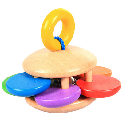 Wooden Bell Rattle Toy