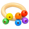 Wooden Bell Rattle Toy