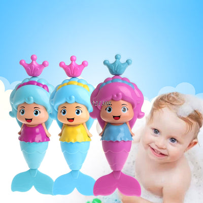 Cute Mermaid Clockwork Bath Toy